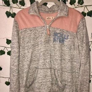 Hollister Half-Zipped Crewneck